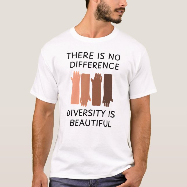 There I No Diversity T-Shirt (Vorderseite)