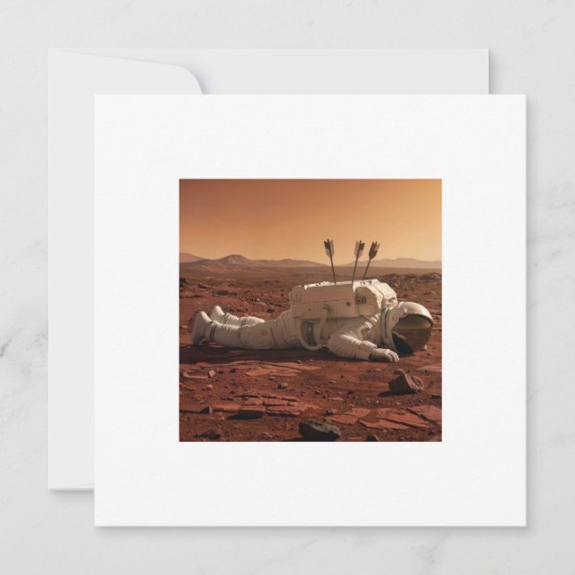 THERE IS LIFE ON MARS  KARTE (Vorderseite)