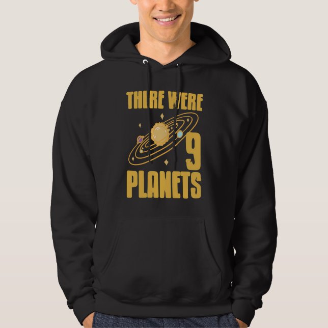 There Were 9 Planets Retro  Pluto Never Forget Pre Hoodie (Vorderseite)