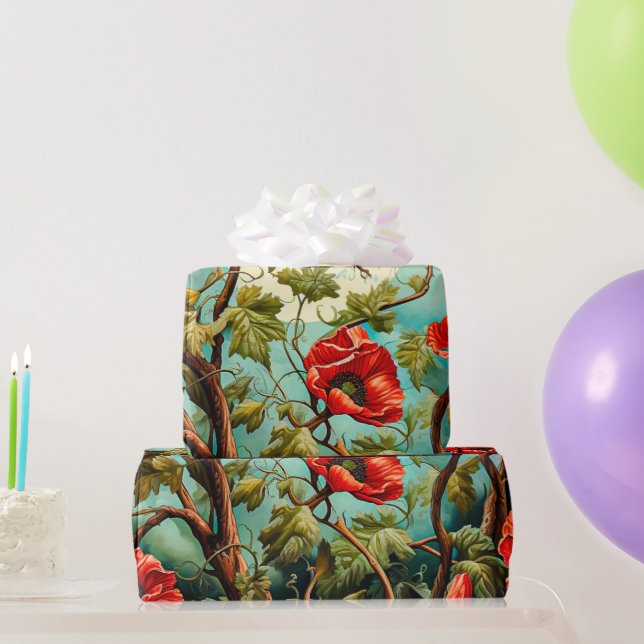 TheRedPoppy Geschenkpapier (Partygeschenke)