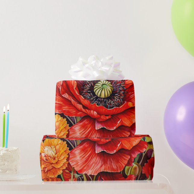 TheRedPoppy Geschenkpapier (Partygeschenke)