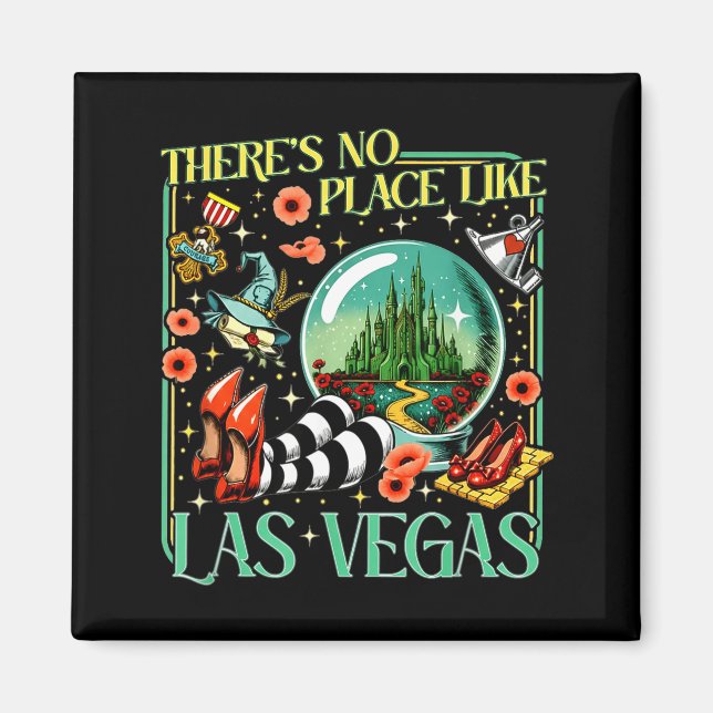 There's No Place Like Las Vegas  Magnet (Vorne)