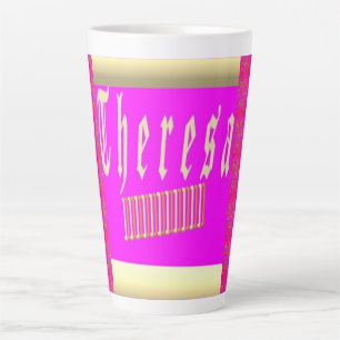 Theresa Design schockiert rosa und goldene Tasse K