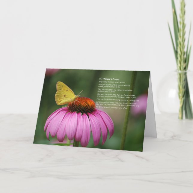 Theresa-Gebetskarte Karte (Vorderseite)