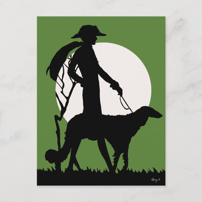 Theresa in Green - Postkarten (Vorderseite)