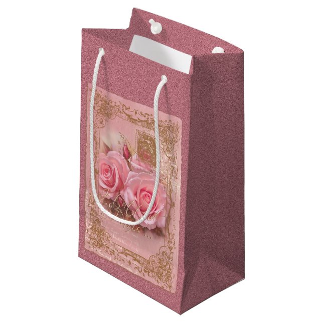 Theresia - Geschenktasche Kleine Geschenktüte (Vorderseite Schrägansicht)