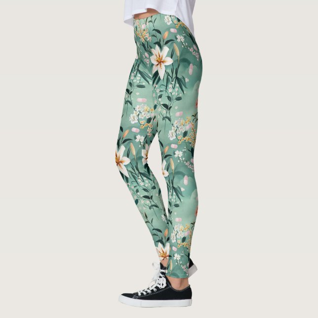 Theriak und Tigerlilien Leggings (Links)