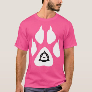 Therian Fox Paws Symbol Signieren Quadrobics Ander T-Shirt