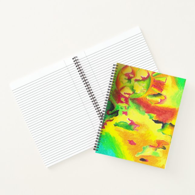 Thermal Abstrakt von AnyaC Notizbuch (Innenseite)