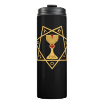 Thermal Tasse Star des Babalon Gold Logos