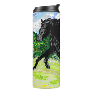 Thermal Tumbler Black Stallion Thermosbecher