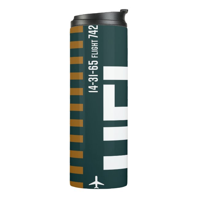 Thermal Tumbler - Inspiriertes Design der Travel T Thermosbecher (Nach links gedreht)