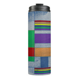 Thermal Tumbler MidMod Pride Rainbow Graffiti Thermosbecher