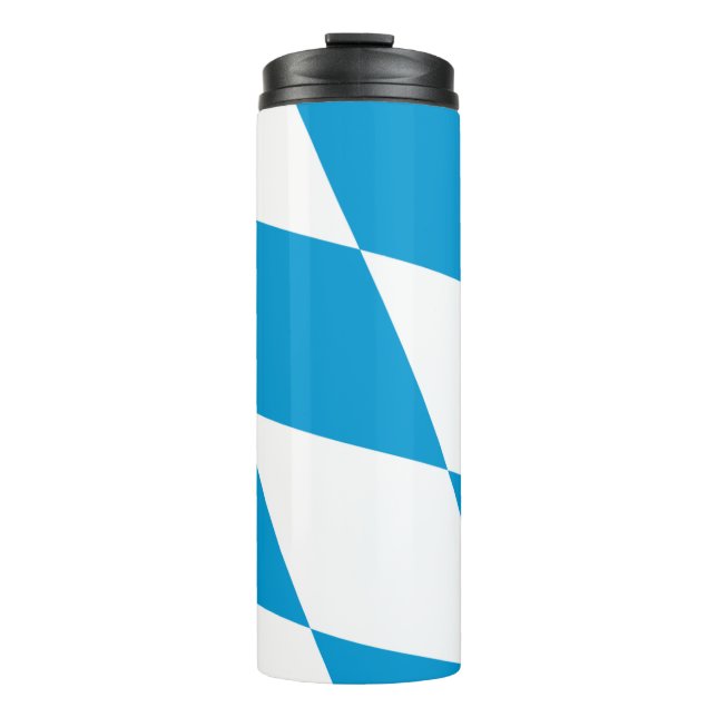 Thermal Tumbler mit der Flagge Bayerns, Deutschlan Thermosbecher (Vorderseite)