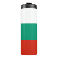 Thermal Tumbler mit der Flagge Bulgariens