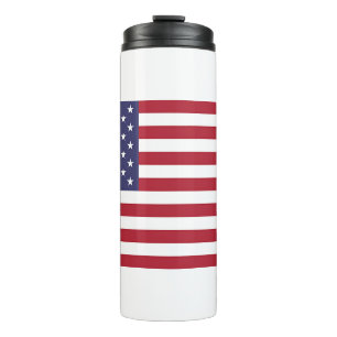 Thermal Tumbler mit der Flagge der USA Thermosbecher