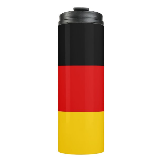 Thermal Tumbler mit der Flagge Deutschlands Thermosbecher (Vorderseite)
