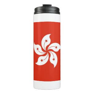 Thermal Tumbler mit der Flagge Hongkongs Thermosbecher
