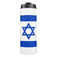 Thermal Tumbler mit der Flagge Israels