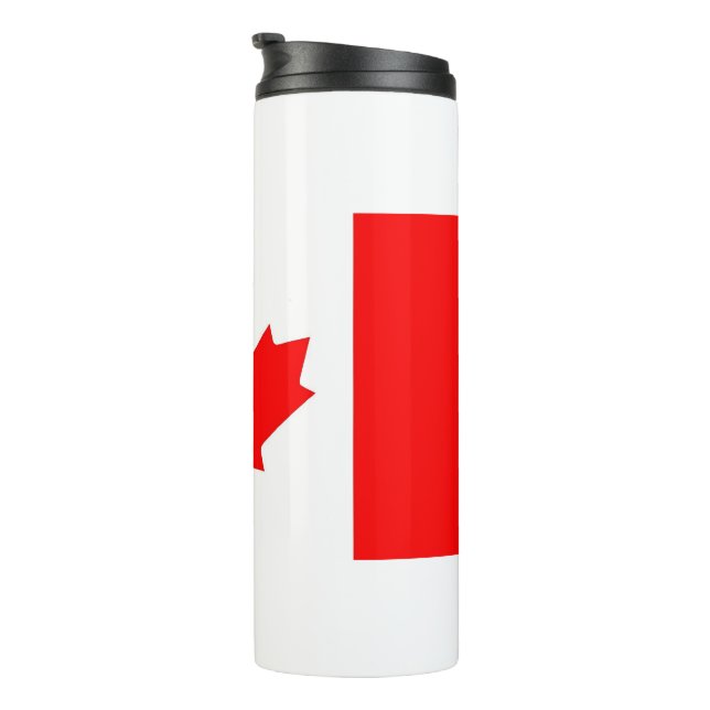 Thermal Tumbler mit der Flagge Kanadas Thermosbecher (Nach rechts gedreht)