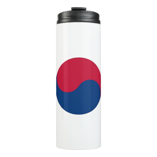 Thermal Tumbler mit der Flagge Südkoreas Thermosbecher (Vorderseite)
