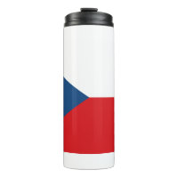 Thermal Tumbler mit der Flagge Tschechiens