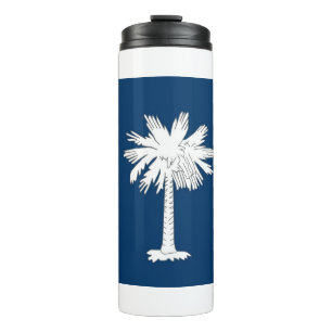 Thermal Tumbler mit der Flagge von South Carolina, Thermosbecher