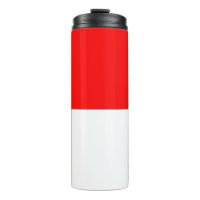 Thermal Tumbler mit Flagge Indonesiens