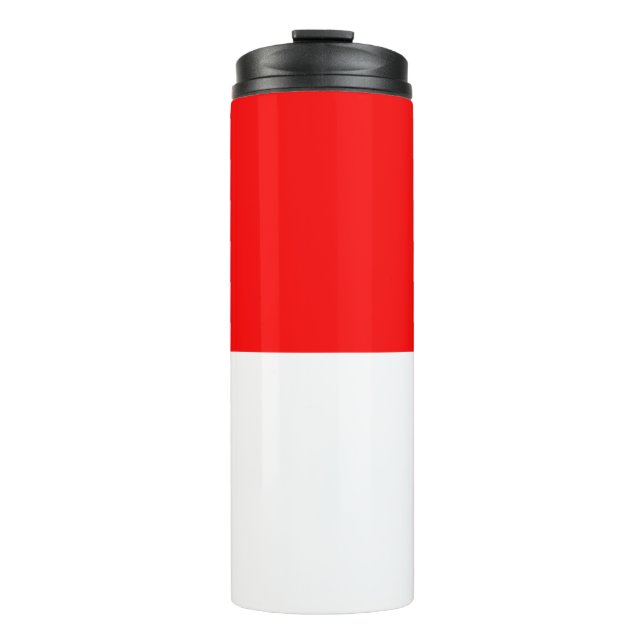 Thermal Tumbler mit Flagge Indonesiens Thermosbecher (Vorderseite)