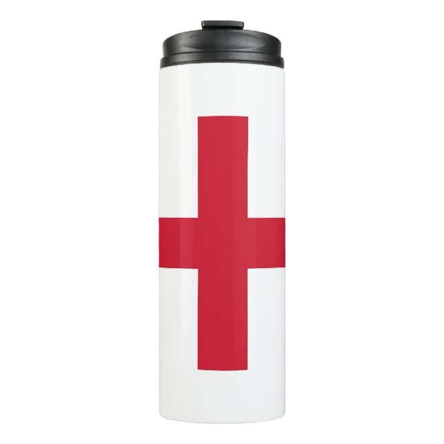 Thermal Tumbler mit Flagge von England Thermosbecher (Vorderseite)