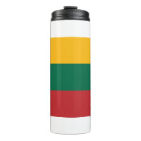 Thermal Tumbler mit litauischer Flagge