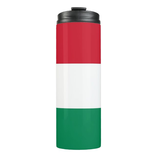 Thermal Tumbler mit ungarischer Flagge Thermosbecher (Vorderseite)