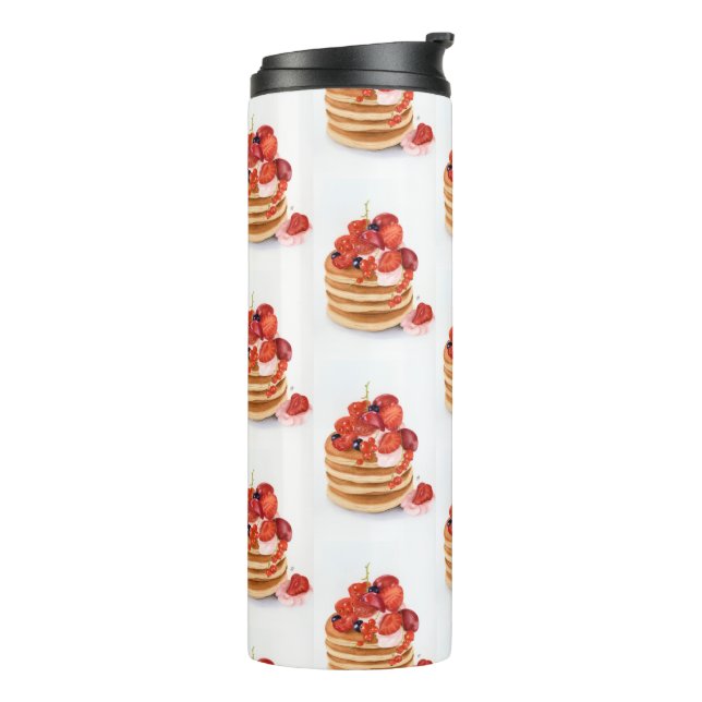 Thermal Tumbler Pancakes Breakfast Thermosbecher (Nach links gedreht)