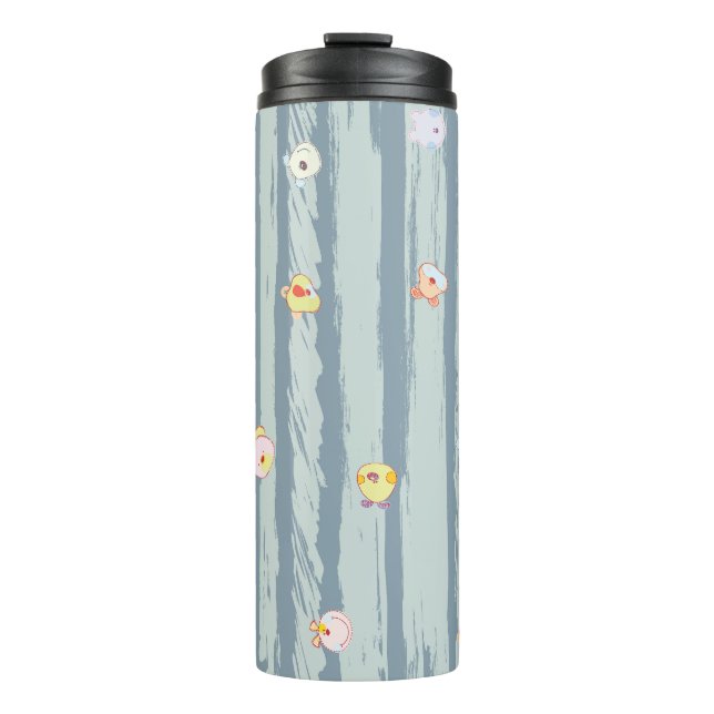 Thermal Tumbler – Whimsy Faces Thermosbecher (Vorderseite)