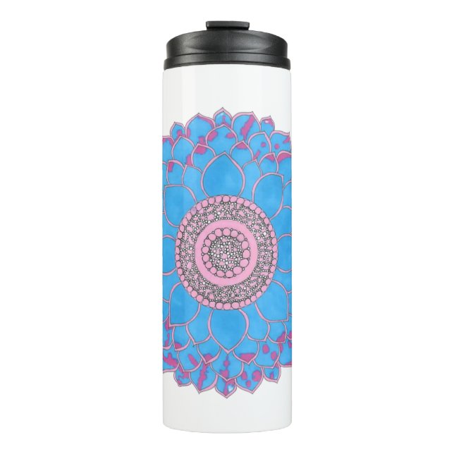 Thermal Tumbler with Mandala Design  Thermosbecher (Vorderseite)