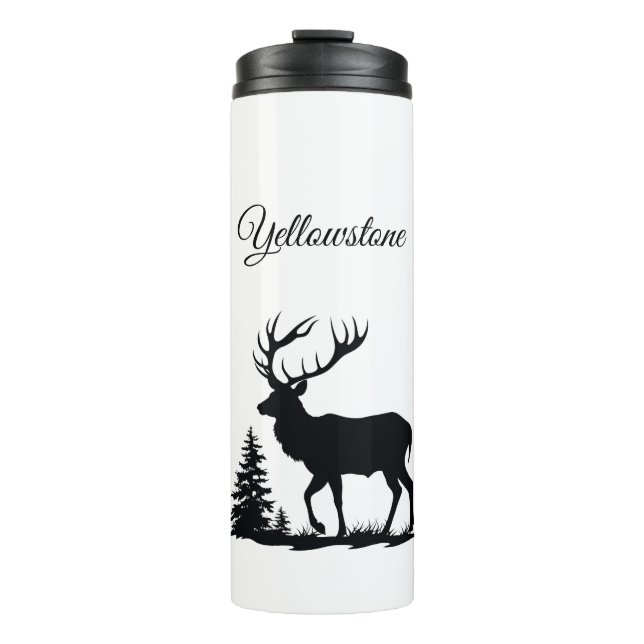 Thermal Tumbler-Yellowstone Elch Thermosbecher (Vorderseite)