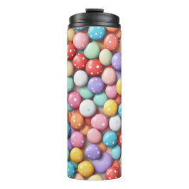 Thermal Water Bottle With Colored Rocks Thermosbecher