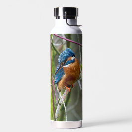 Thermalflasche mit Bild eines Eisvogel Trinkflasche