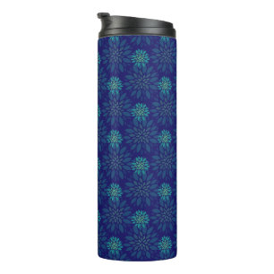 Thermaltumbler florales Muster Thermosbecher