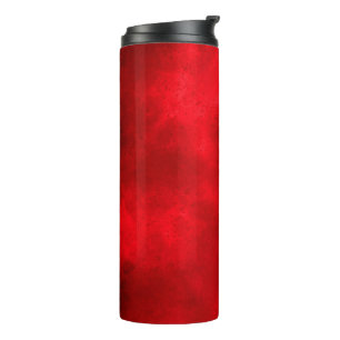 Thermaltumbler, roter Cloud-Effekt Thermosbecher