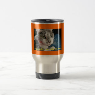 Thermische Reise-Tasse der Katze Reisebecher