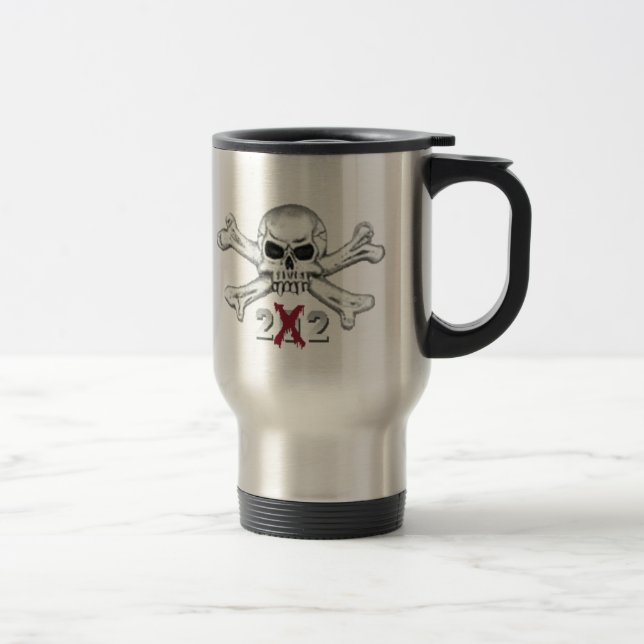 Thermische Tasse w/Skull (Rechts)
