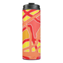 Thermische Trommel - rosa Chaos in Form-Entwurf Thermosbecher