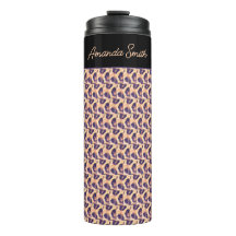 Thermischer Tumbler für niedliches Leopard-Muster