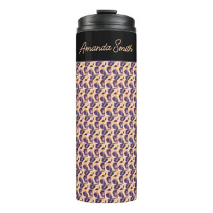 Thermischer Tumbler für niedliches Leopard-Muster Thermosbecher