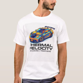 Thermisches Geschwindigkeits-GT3-Heatmap-Grafik T-Shirt