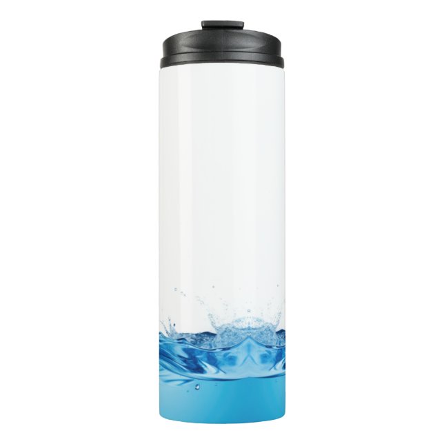 Thermo bringt Sie zum Trinken Thermosbecher (Vorderseite)