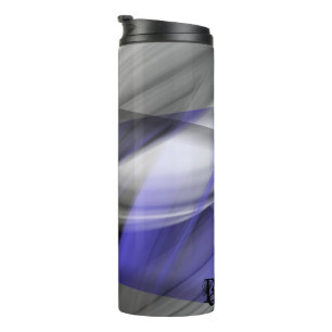 Thermobecher Abstrakter Trend Lavendel Violett Thermosbecher