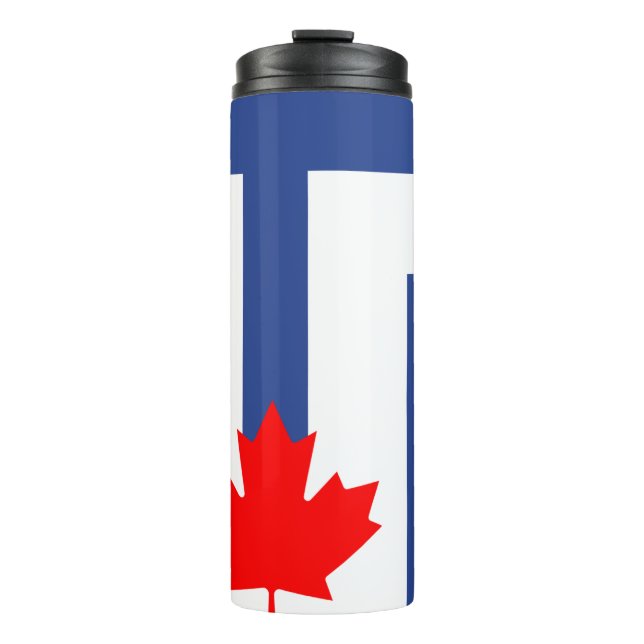 Thermobecher mit Flagge von Toronto, Kanada Thermosbecher (Vorderseite)