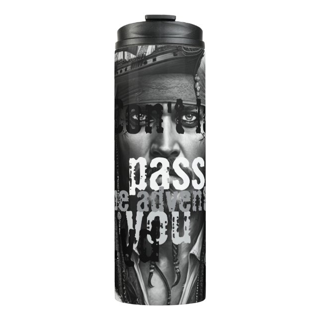 Thermobecher mit Street-Art-Design Thermosbecher (Vorderseite)